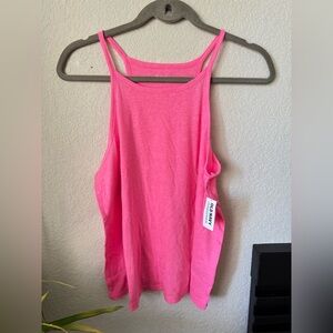 NEON PINK OLD NAVY TANK TOP